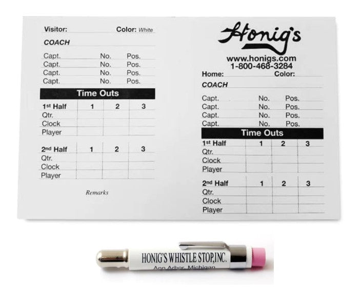 Honig's Football Information Pack 25 Paper Cards